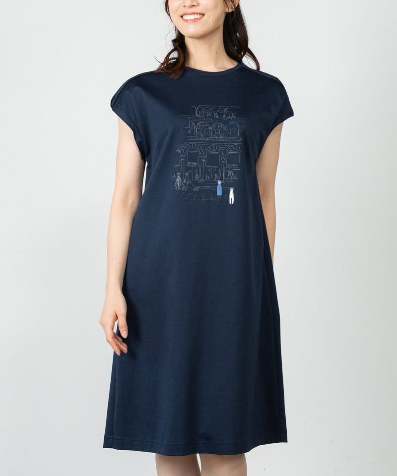 モデル着用画像(ネイビー)