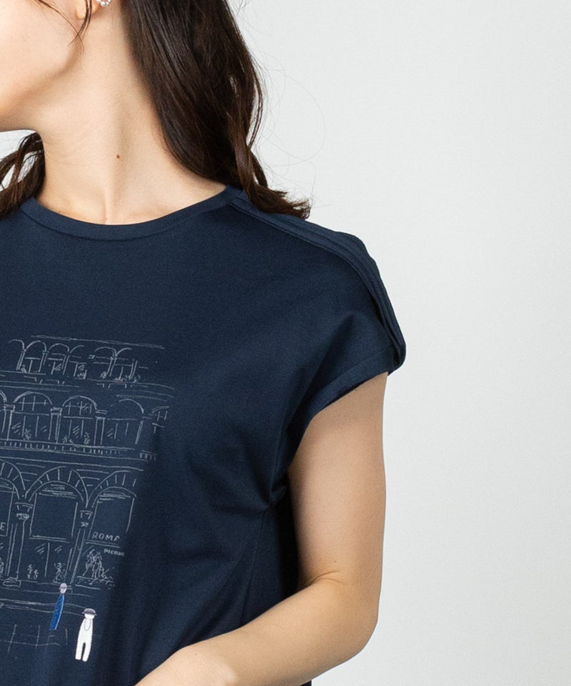 モデル着用画像(ネイビー)