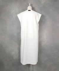 コットン混フレンチワンピース(ホワイト)後ろ