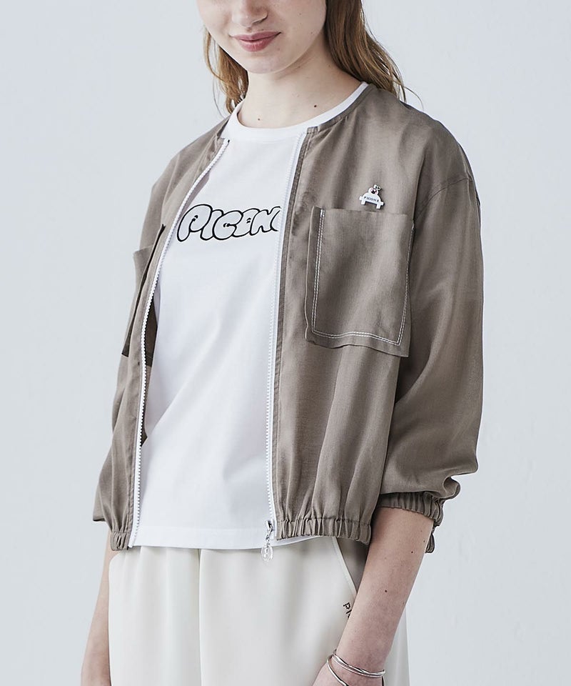 モデル着用画像(キャメル)