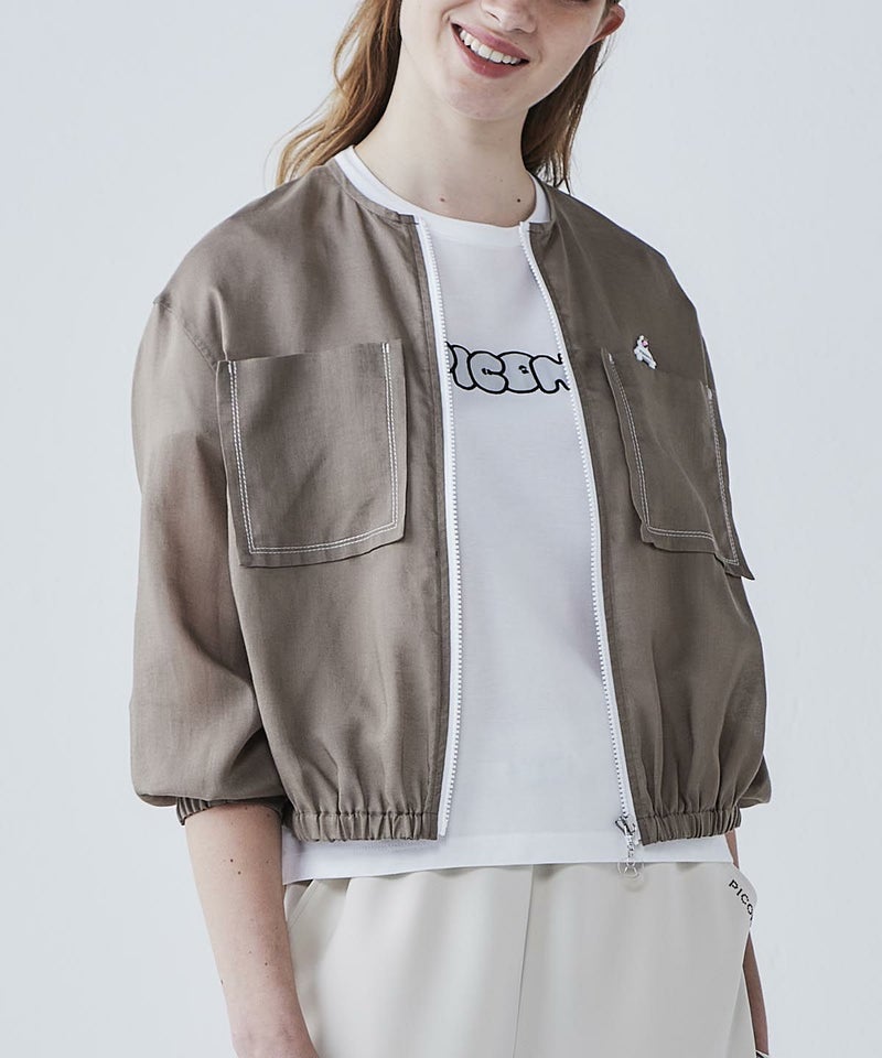 モデル着用画像(キャメル)