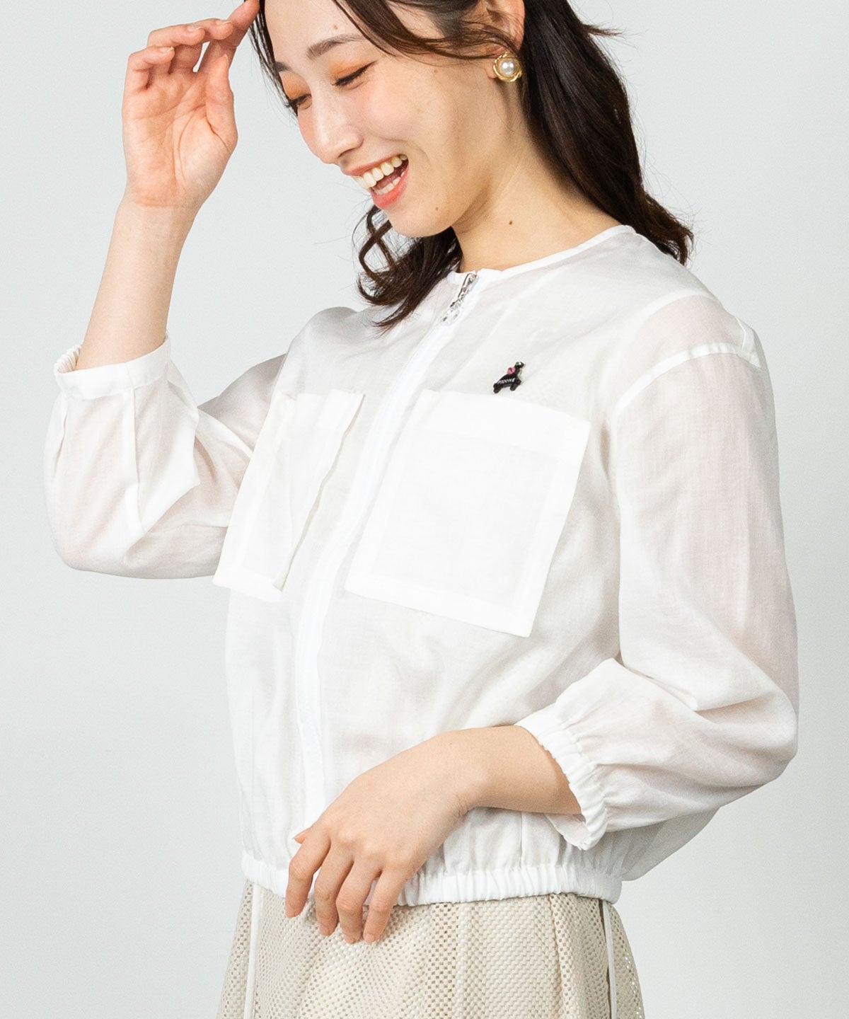 モデル着用画像(ホワイト)