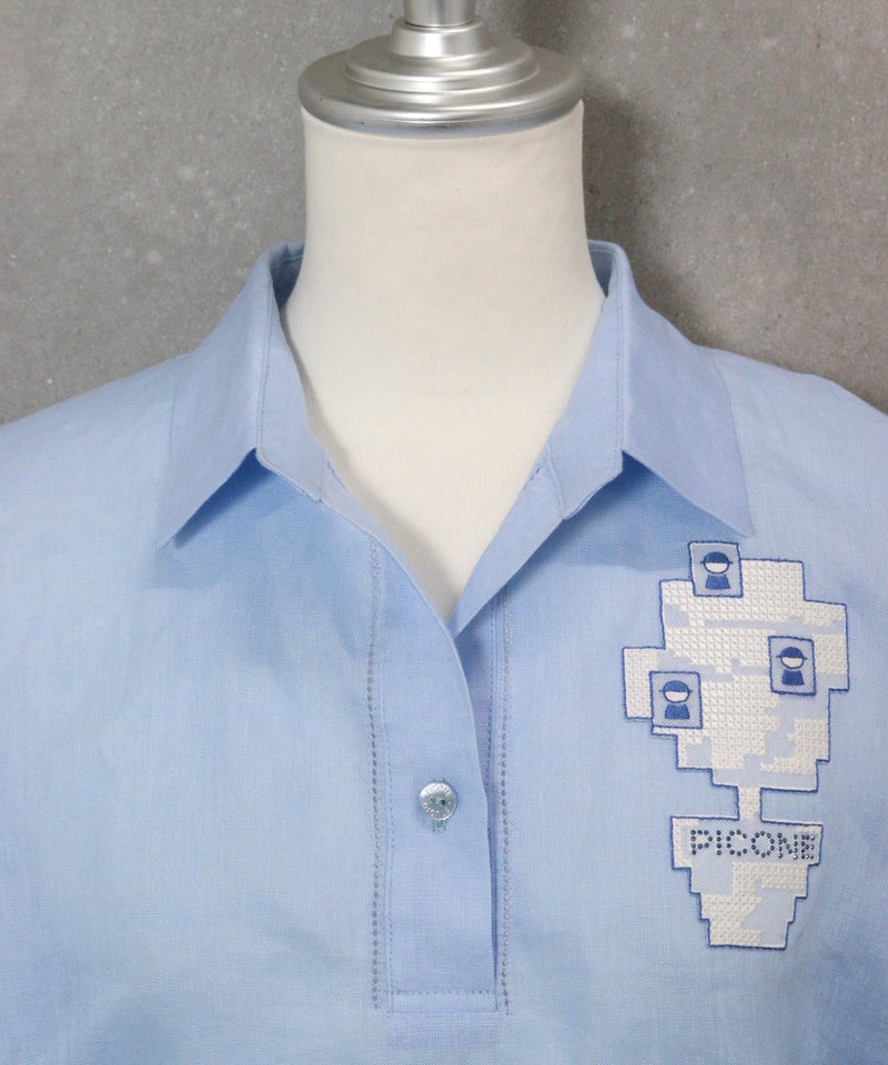 首元(ライトブルー)