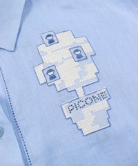 胸元デザインアップ(ライトブルー)