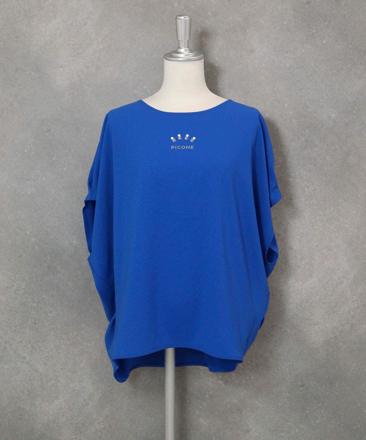 冷感速乾ドルマンタックプルオーバー(ブルー)前