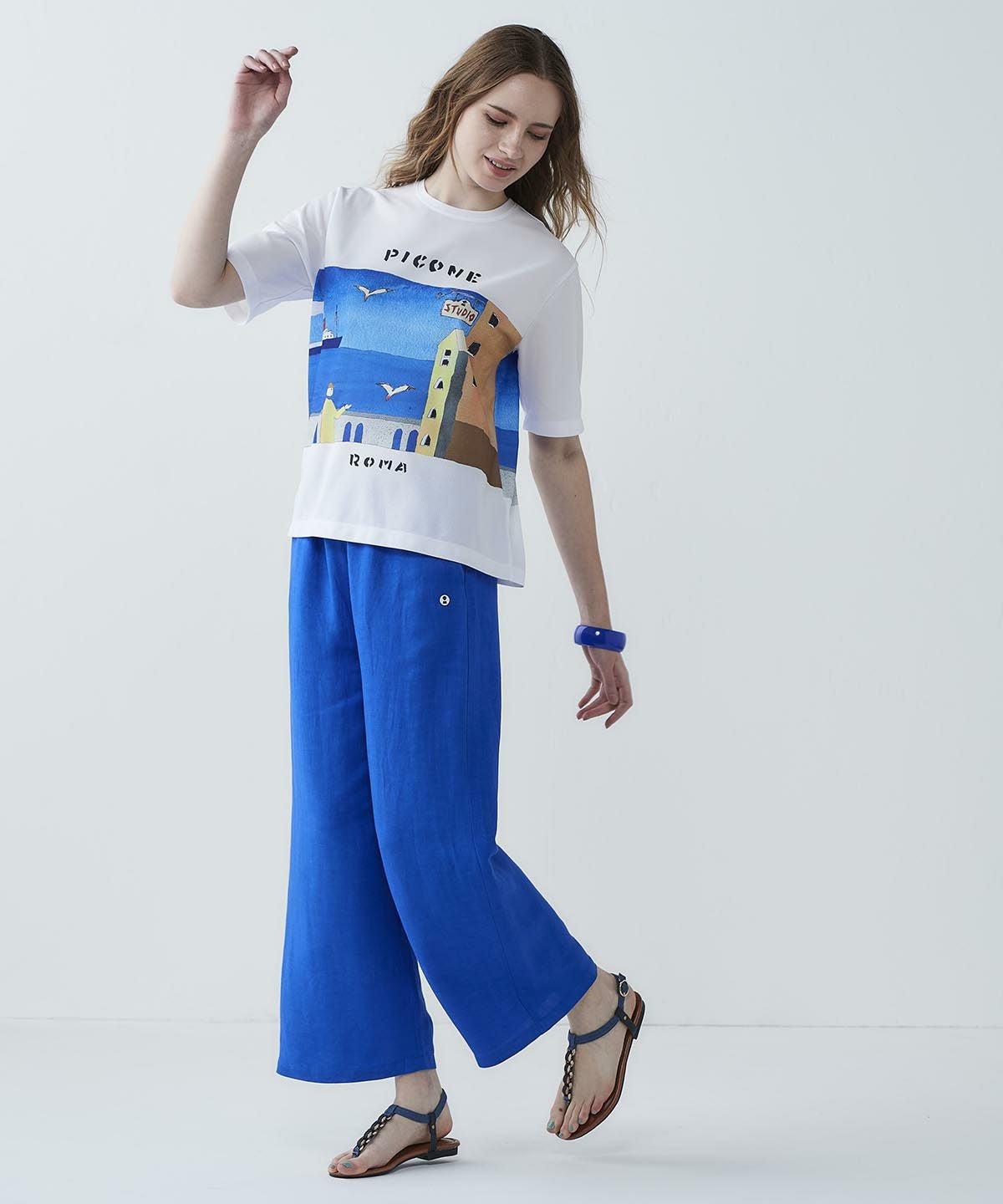 モデル着用画像(ブルー)