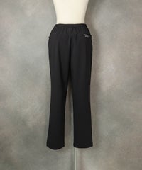 UV冷感裾スリットパンツ(ブラック)後ろ