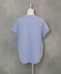 コットン100％フレンチプルオーバー(ライトブルー)後ろ