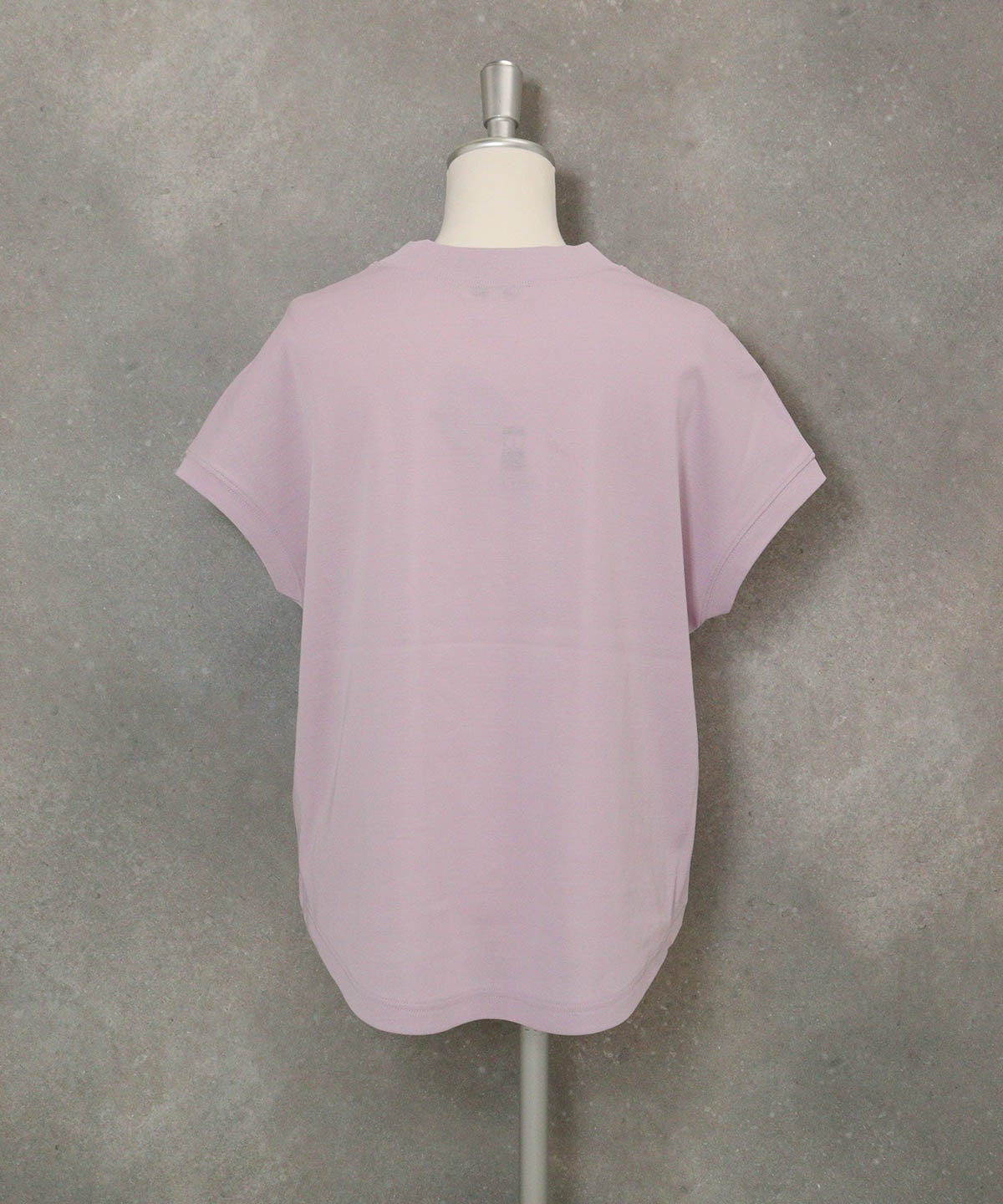 コットン100％フレンチプルオーバー(ライトパープル)後ろ