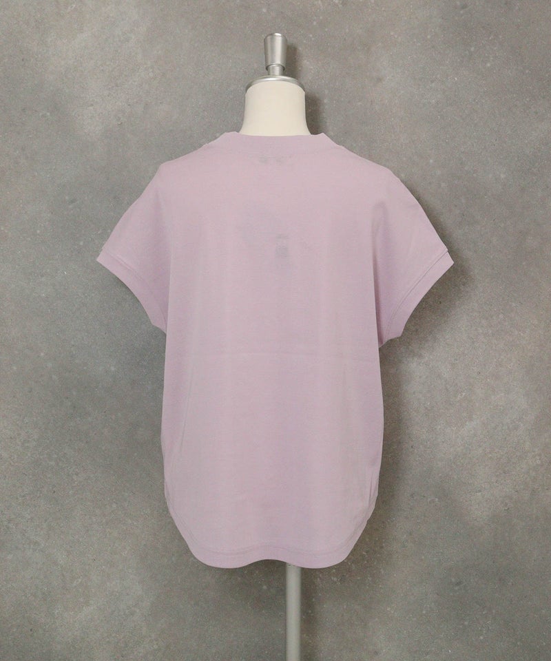 コットン100％フレンチプルオーバー(ライトパープル)後ろ