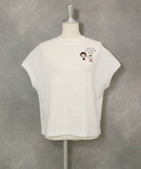 コットン100％フレンチプルオーバー(ホワイト)前