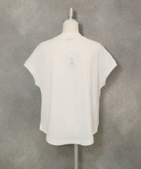 コットン100％フレンチプルオーバー(ホワイト)後ろ