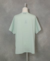 コットン混ビーズワッペンプルオーバー(ライトグリーン)後ろ