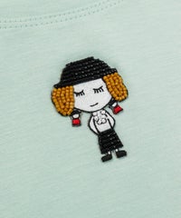 胸元デザインアップ(ライトグリーン)