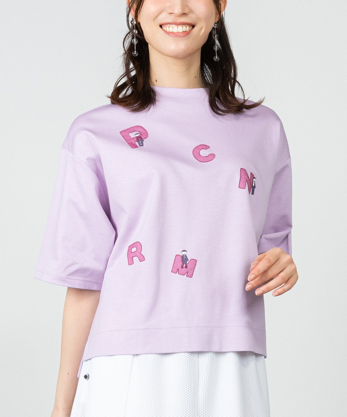 モデル着用画像(ライトパープル)