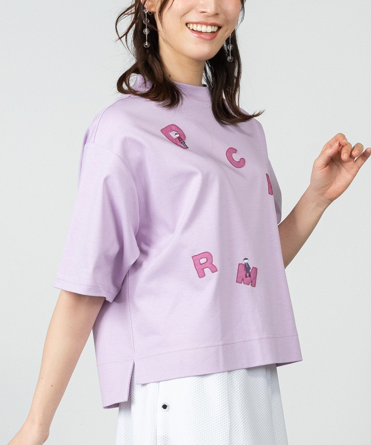 モデル着用画像(ライトパープル)