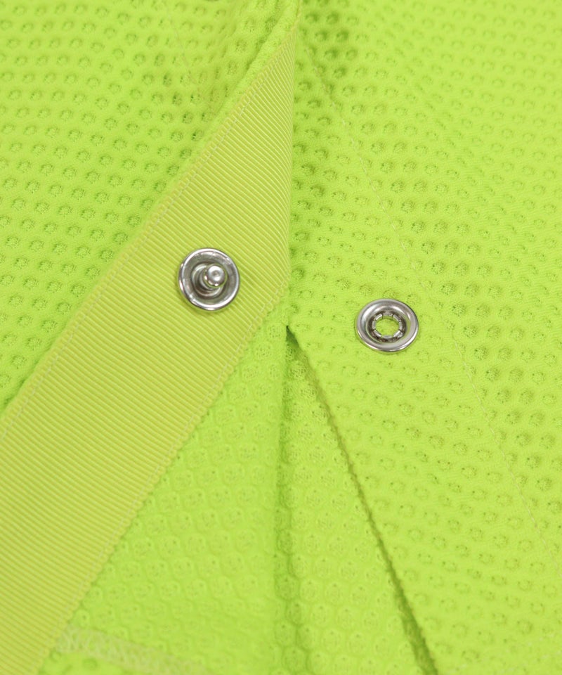 シルバーカラーのボタン裏側（ライトグリーン）