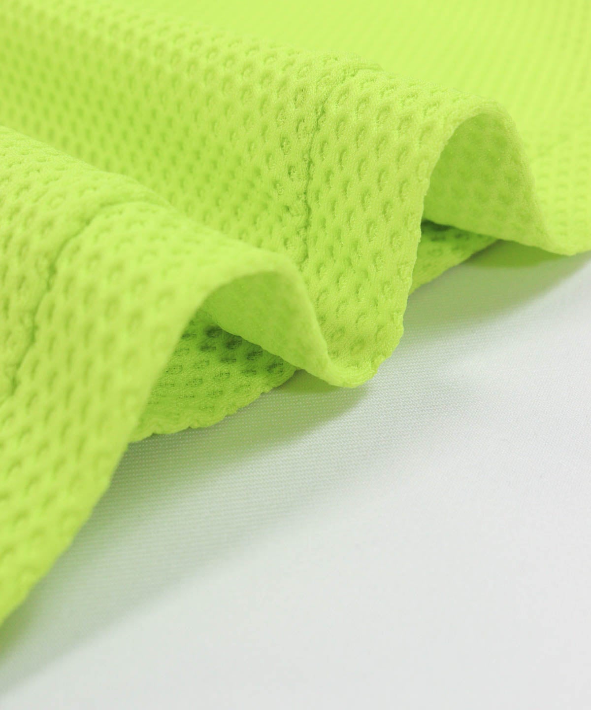 裾・生地感（ライトグリーン）