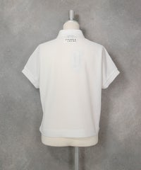 UV速乾ポロ襟プルオーバー(ホワイト)後ろ