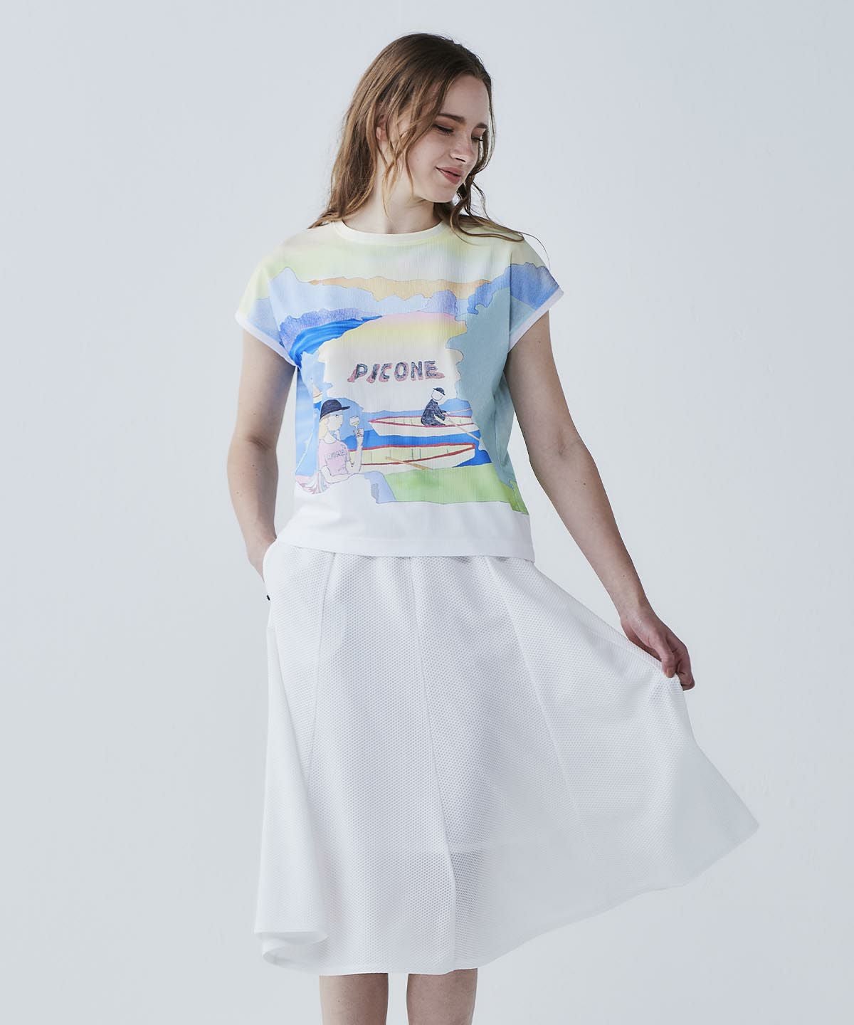 モデル着用画像(イエロー)