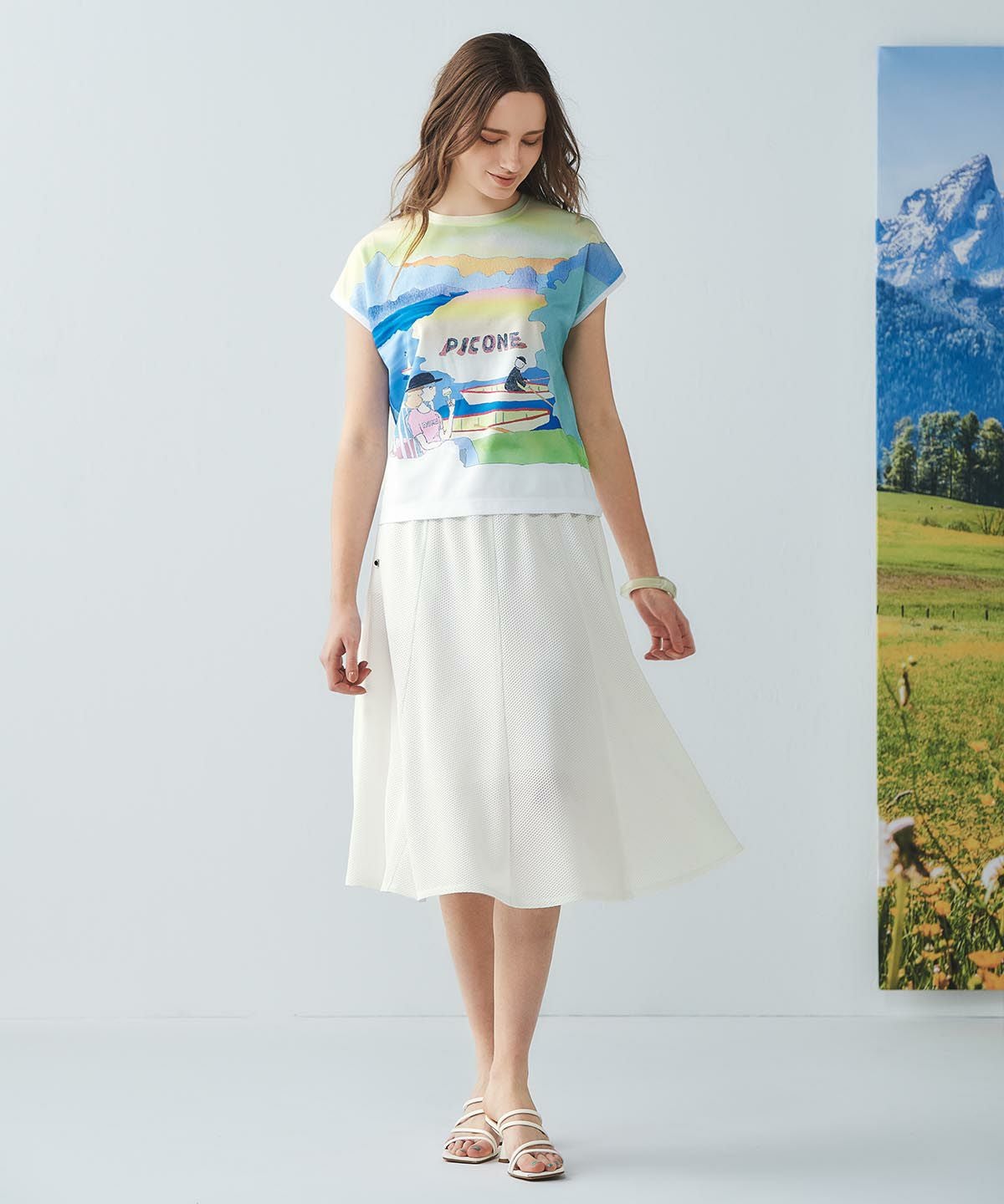 モデル着用画像(イエロー)