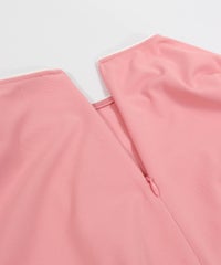 背面ジッパー（ピンク）