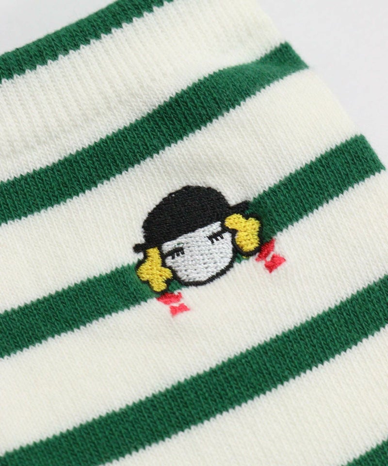デザイン刺繍部分（グリーン）