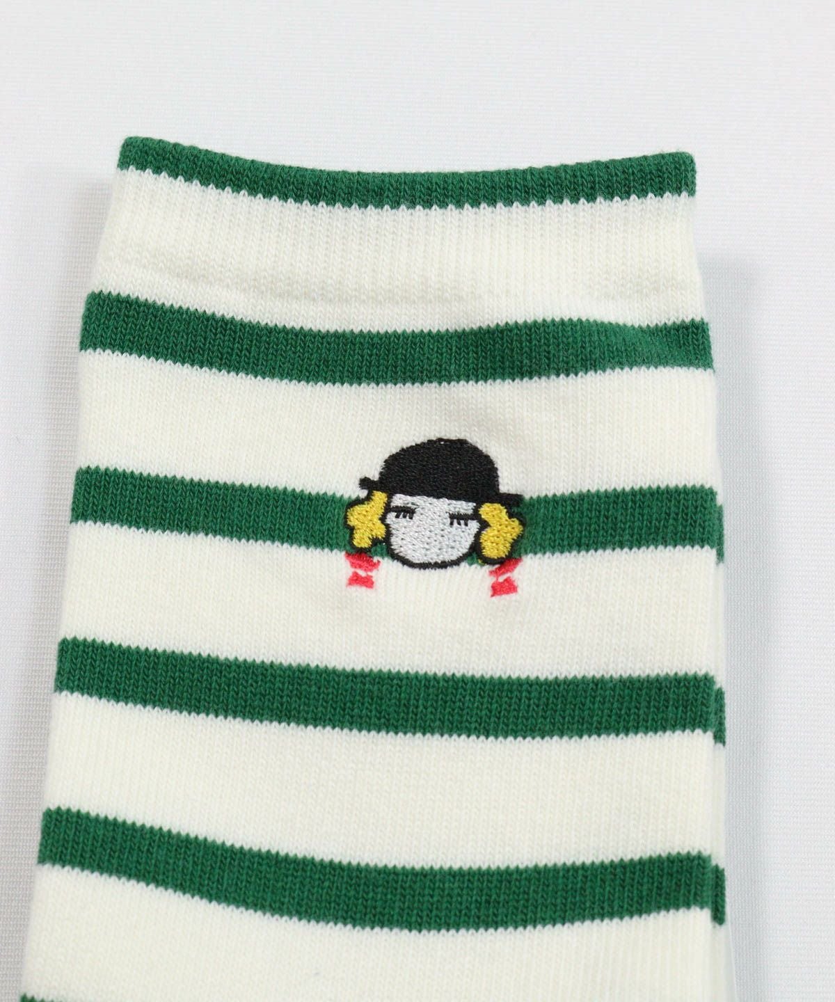 ボーダー柄（グリーン）