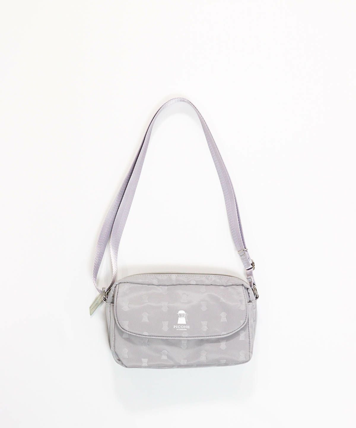 ウォレットショルダーバッグ(ライトグレー)