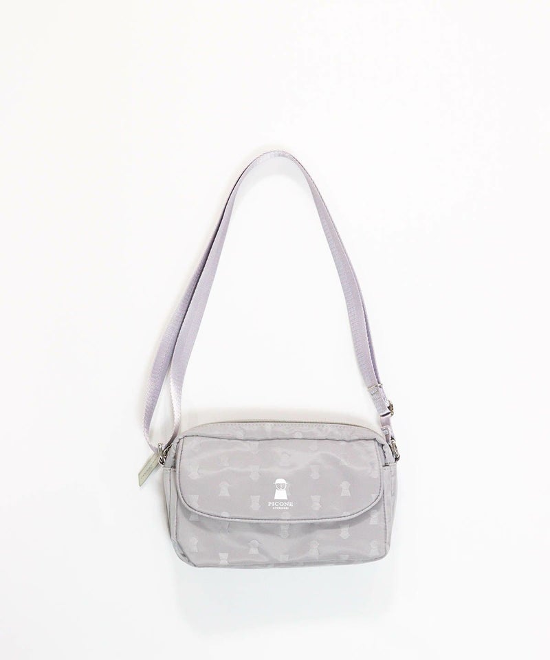 ウォレットショルダーバッグ(ライトグレー)