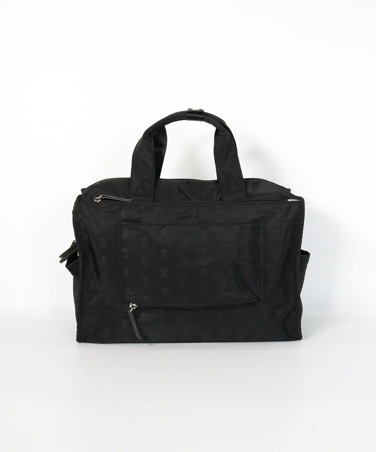 ショルダー付きスクエアバッグ後（ブラック）