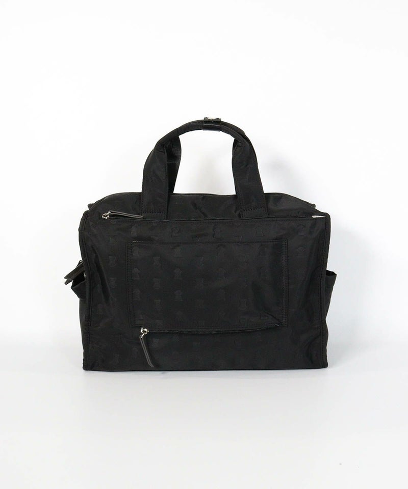 ショルダー付きスクエアバッグ後（ブラック）