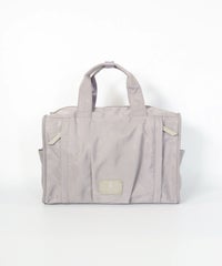 ショルダー付きスクエアバッグ（ライトグレー）