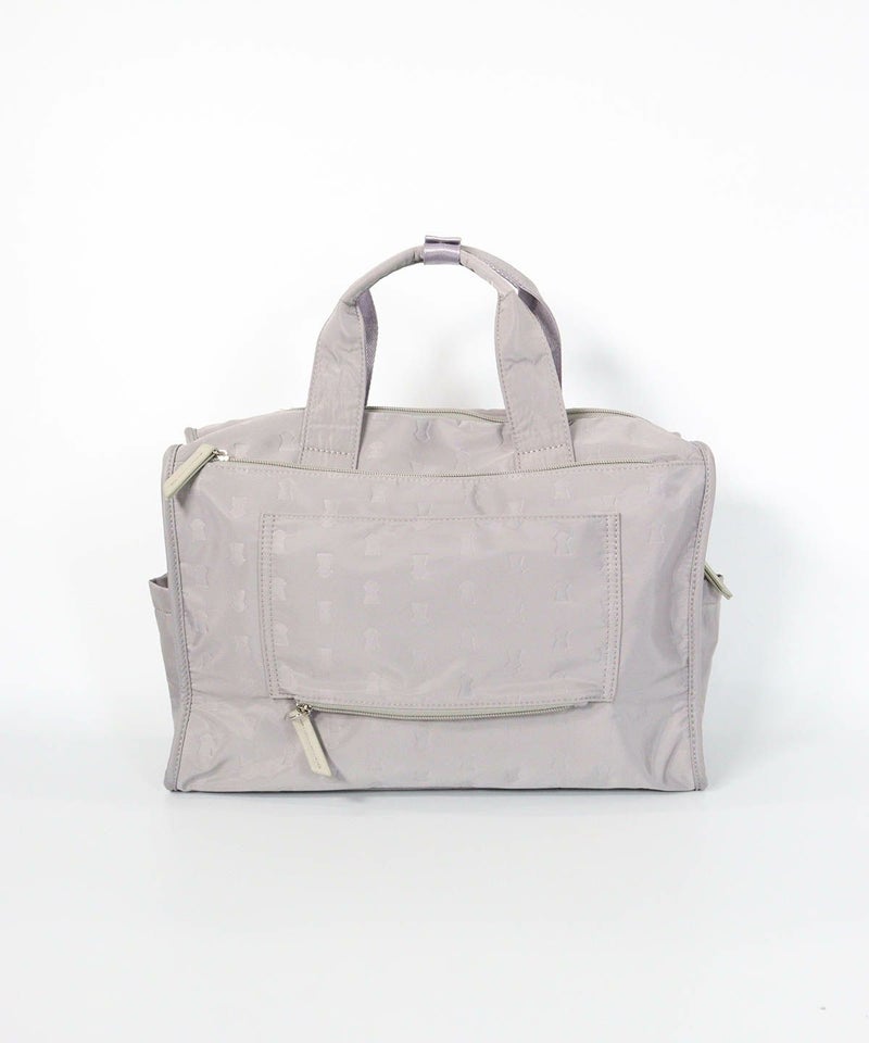 ショルダー付きスクエアバッグ後（ライトグレー）