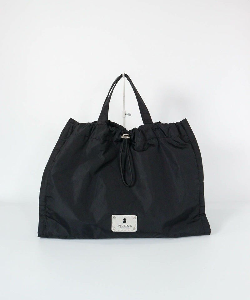 ショルダー付ドロストバッグ（ブラック）