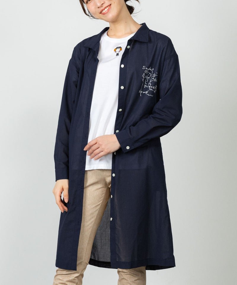 モデル着用画像(ネイビー)