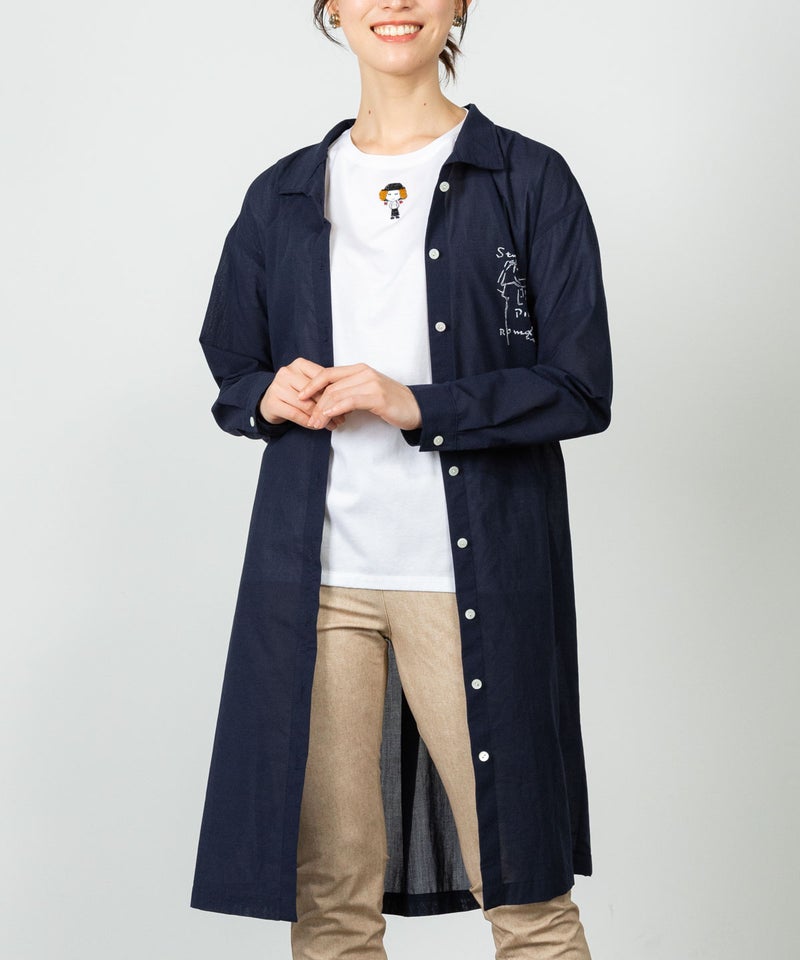 モデル着用画像(ネイビー)