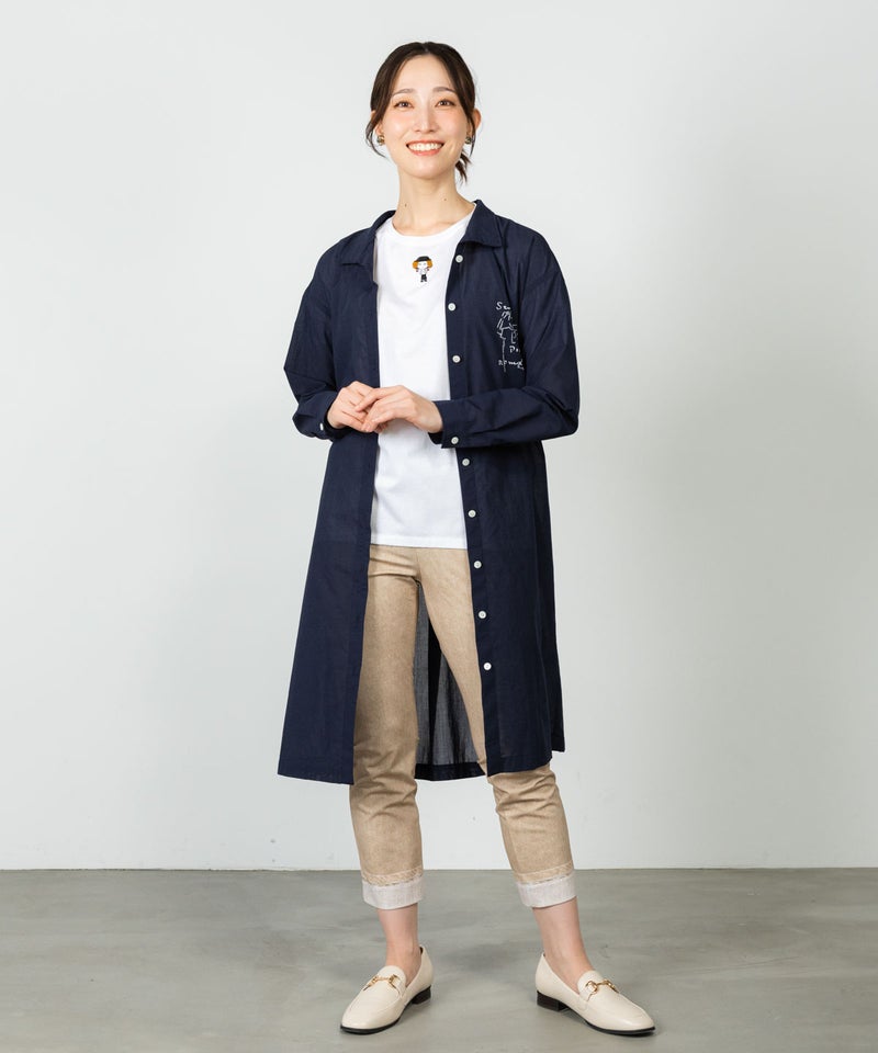 モデル着用画像(ネイビー)