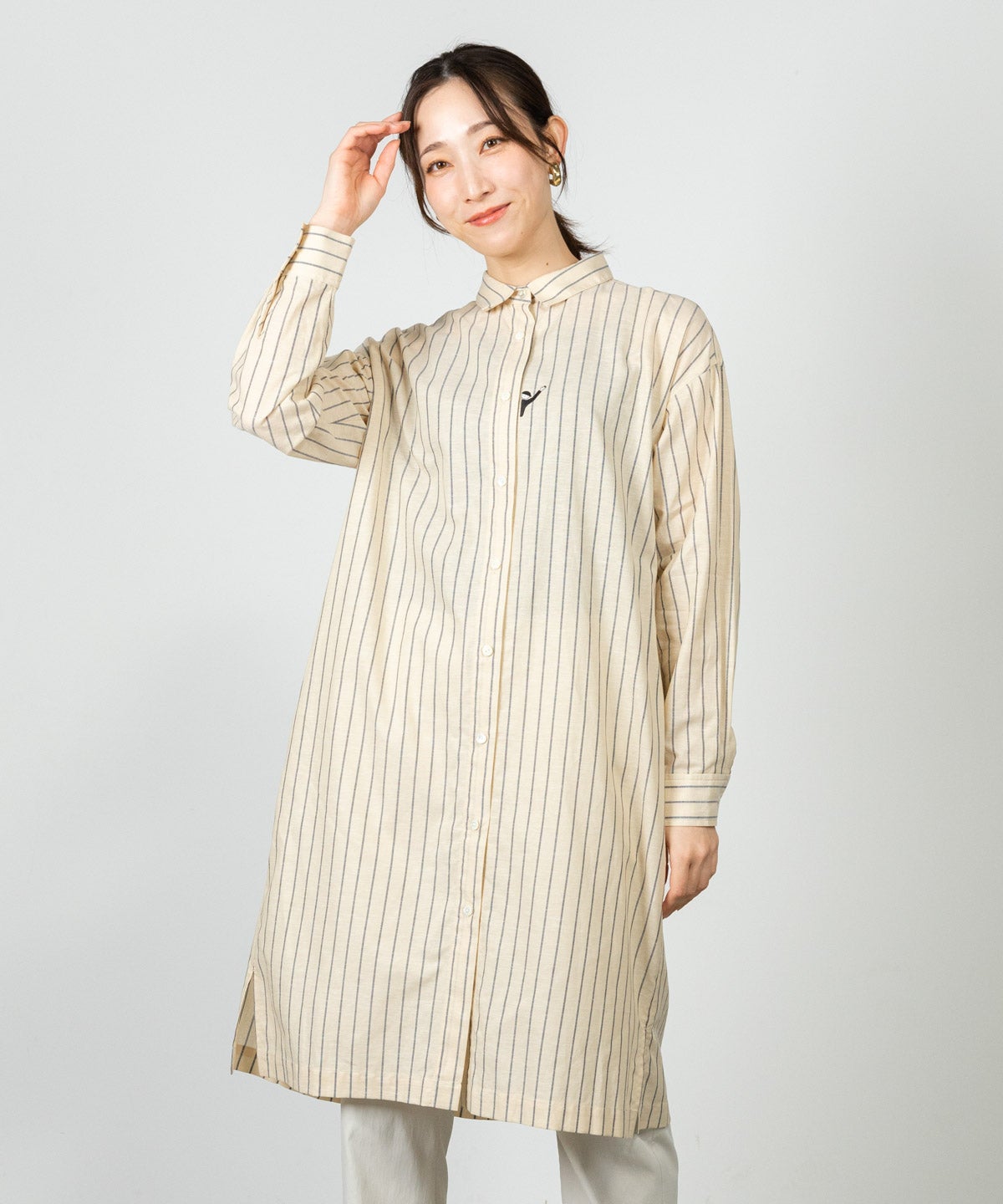 モデル着用画像(ベージュ)