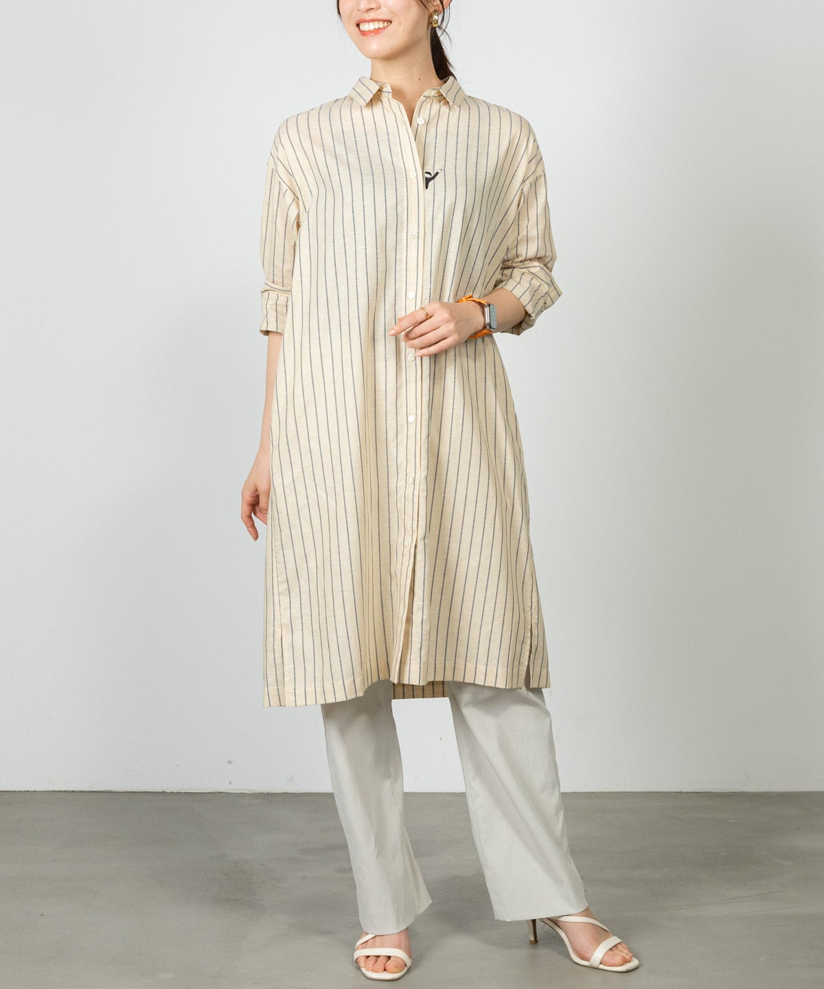 モデル着用画像(ベージュ)