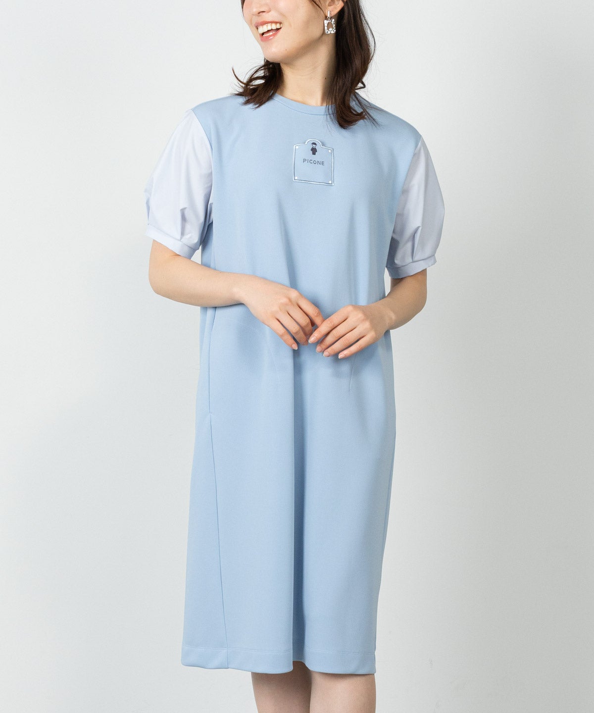 袖切替UV冷感ワンピース|スタジオピッコーネ - ゴルフウェアや婦人服通販