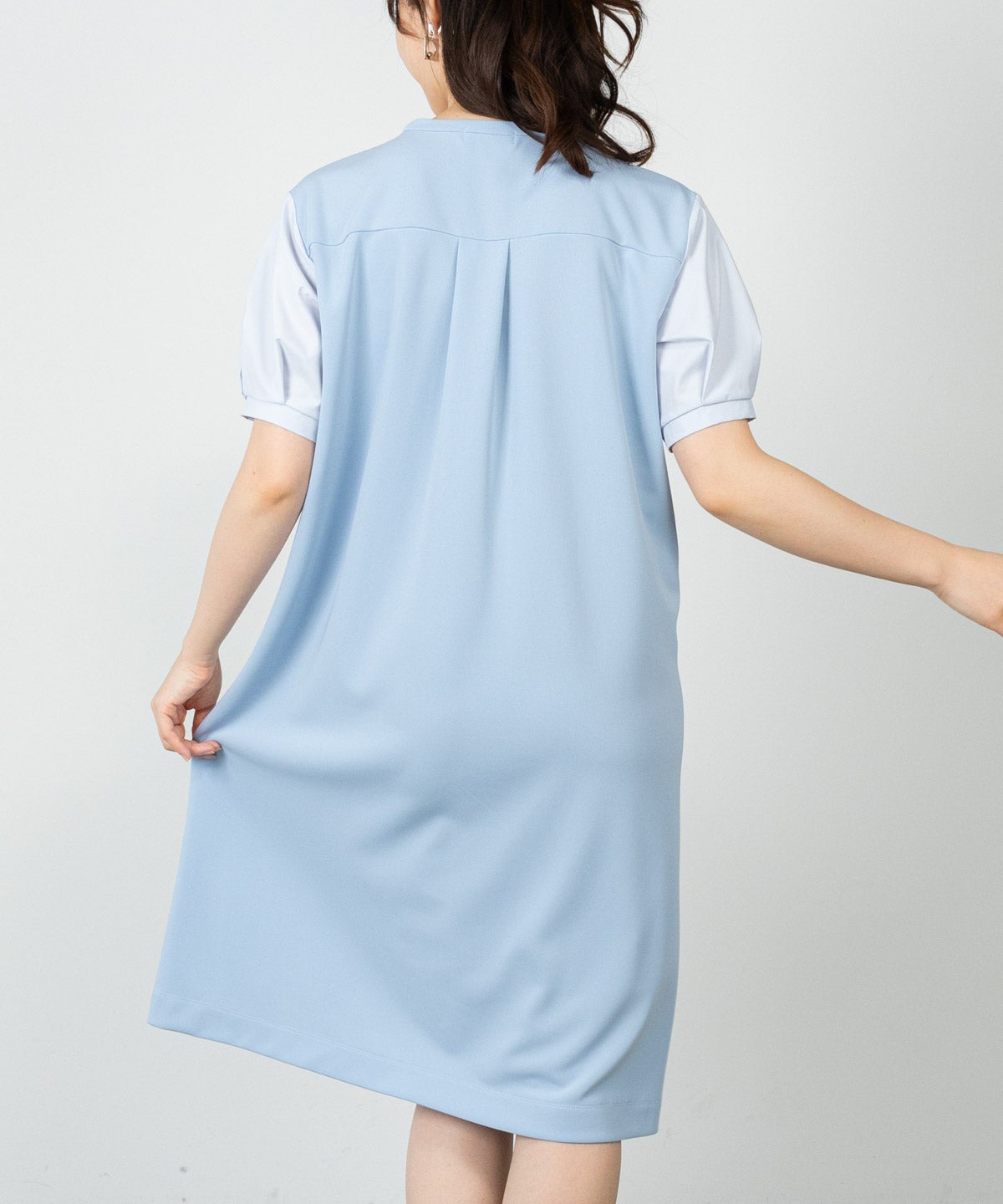 袖切替UV冷感ワンピース|スタジオピッコーネ - ゴルフウェアや婦人服通販