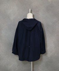 フロントフリルブルゾン後（ネイビー）