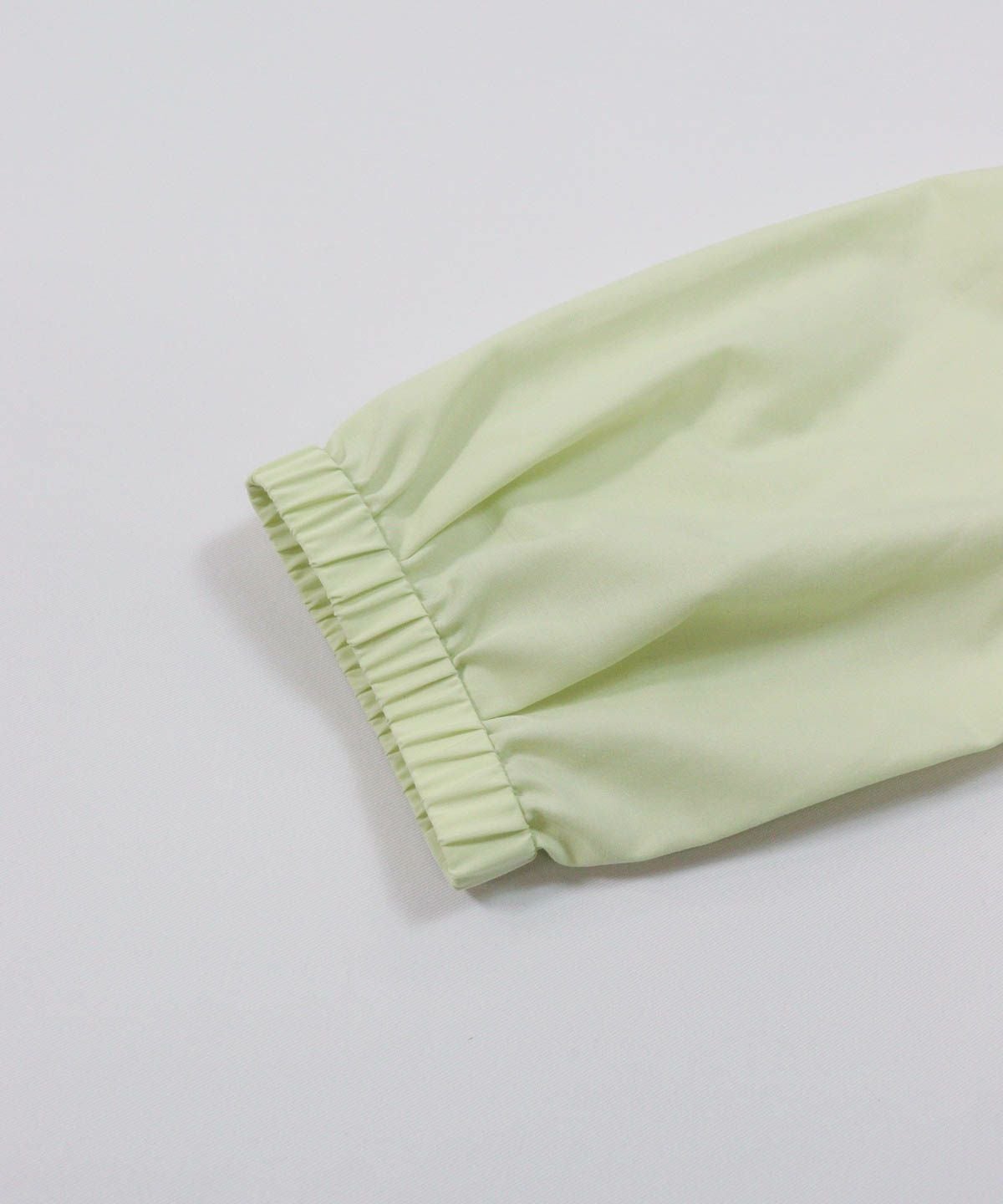 袖部分（ライトグリーン）