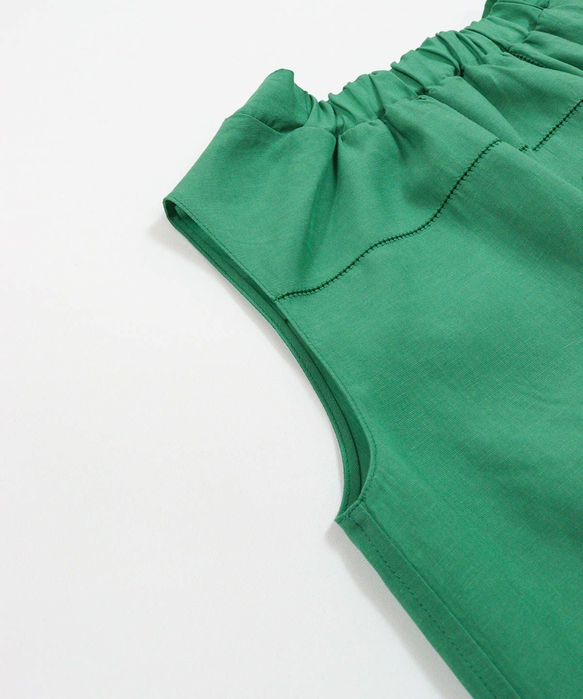 袖部分（グリーン）