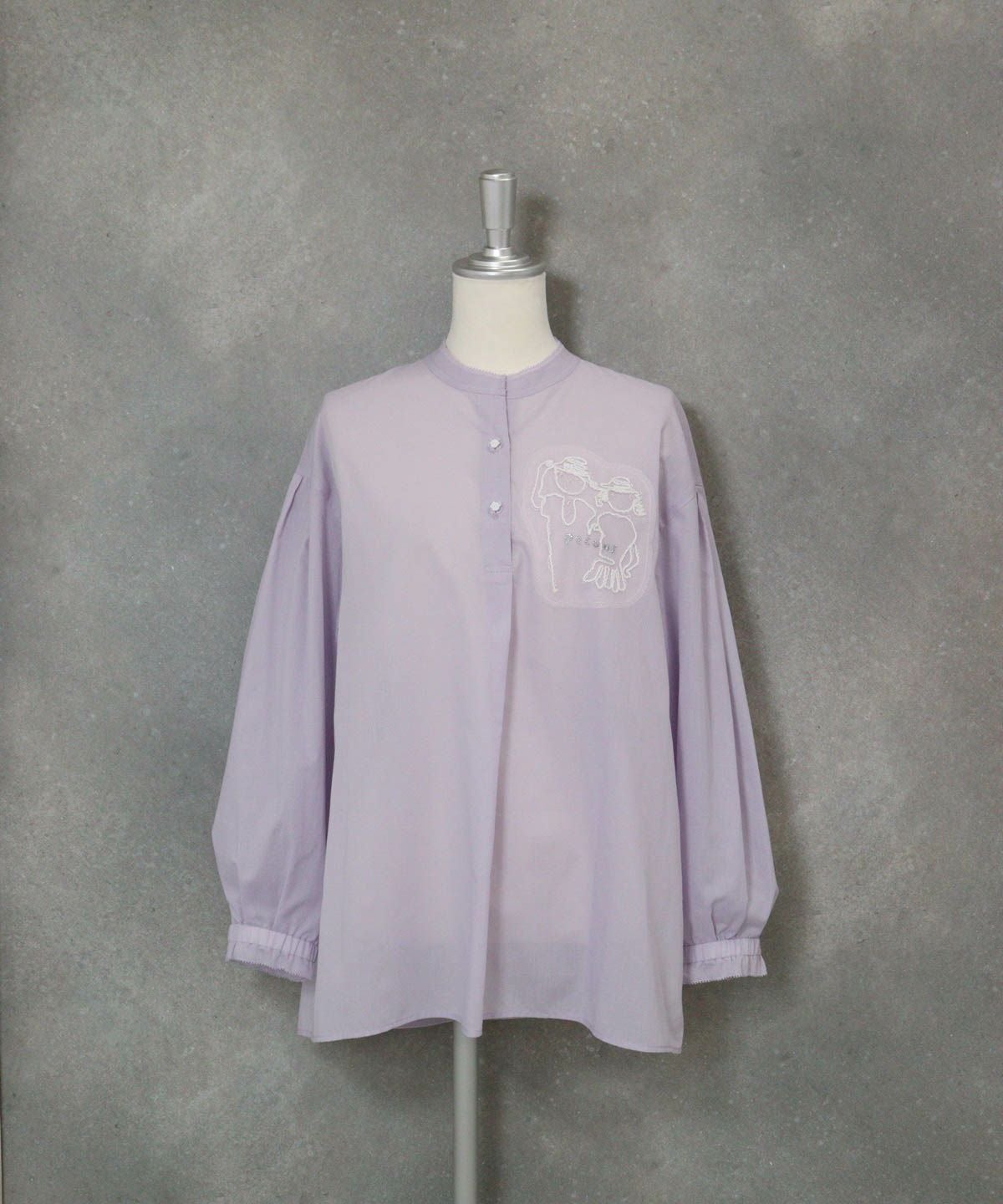 コットン混チュール刺繍速乾ブラウス|スタジオピッコーネ - ゴルフ