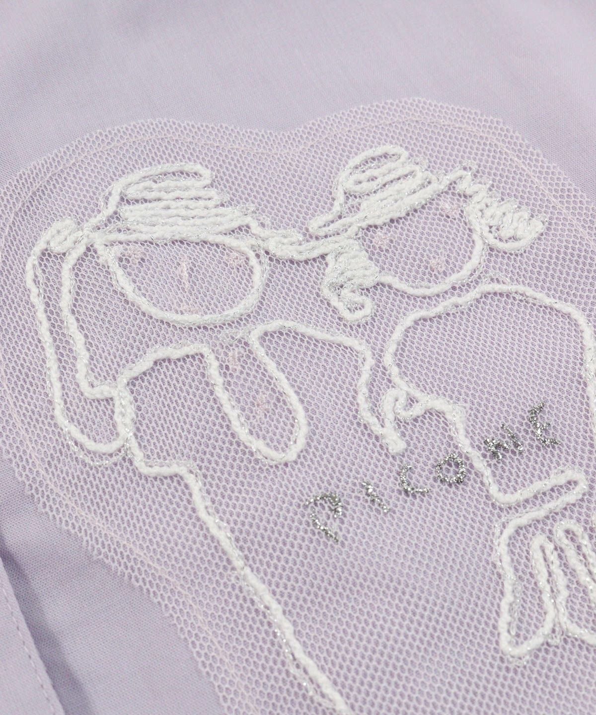 刺繍部分（ライトパープル）