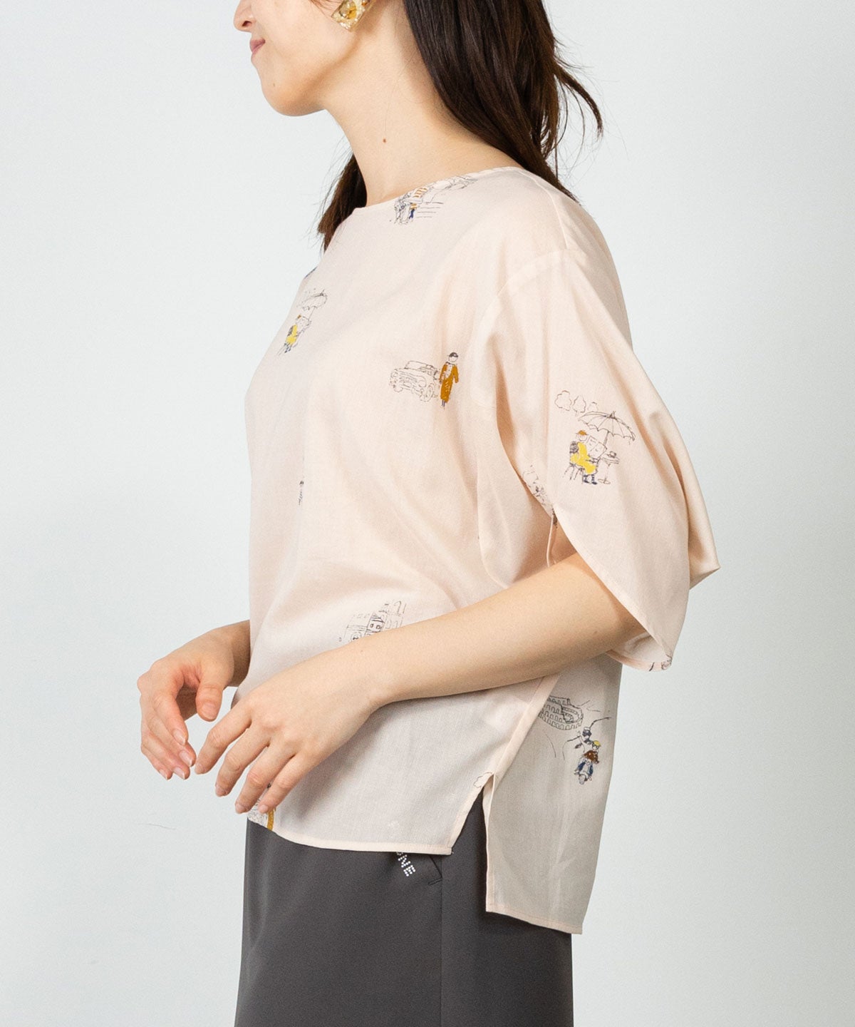 モデル着用画像（ピンク）