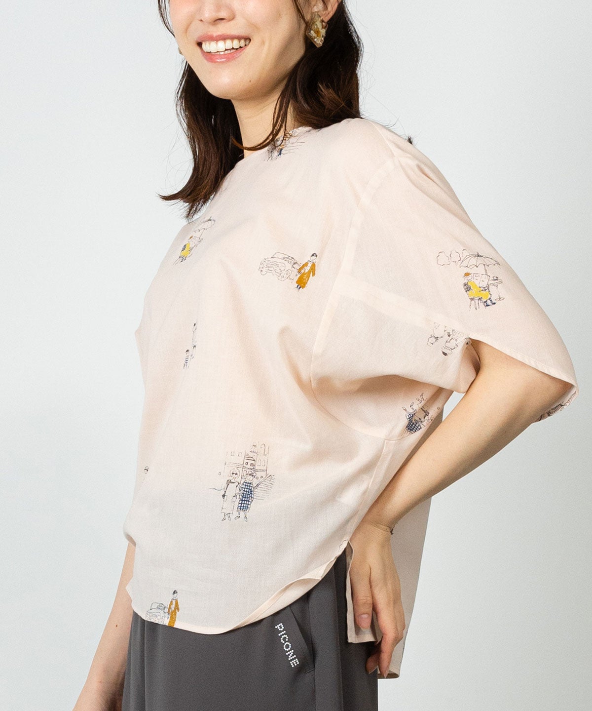 モデル着用画像（ピンク）