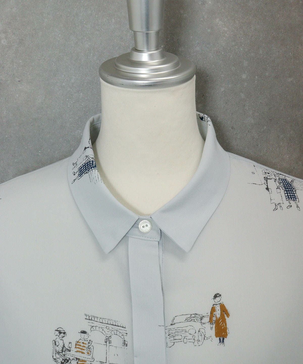 首元部分（ブルー）